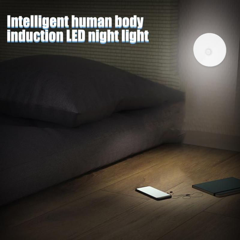 LED Human Body Induction Night Light ночник с датчиком движения за 3.